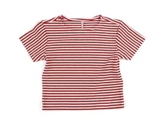 Kids ONLY cloud dancer/equestrian red stribet top